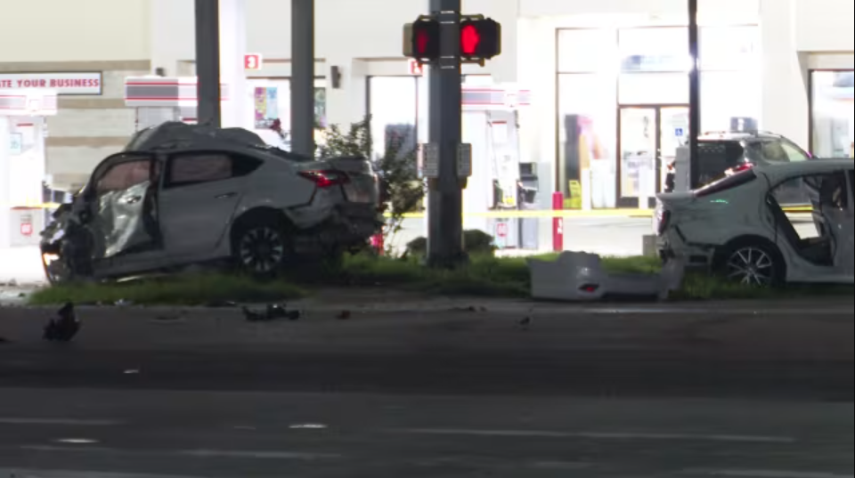 car collision from suspected drunk driver of a rideshare accident